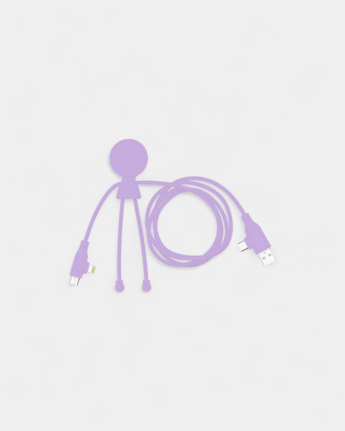 3-in-1-Kabel 60W aus recyceltem Kunststoff zum Personalisieren